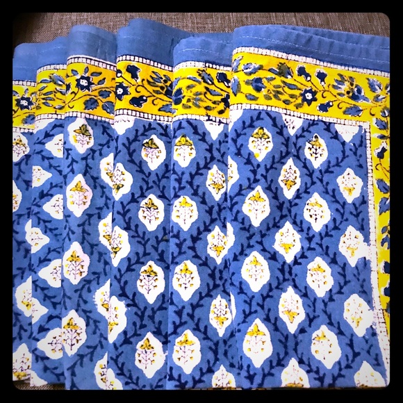 Pomagranate Other - Hand painted place mats and napkins